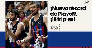 El BARÇA establece un nuevo RÉCORD de TRIPLES en Playoff | Playoff Liga Endesa 2023