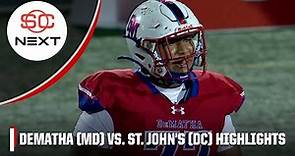DeMatha (MD) vs. St. John's (DC) | Full Game Highlights