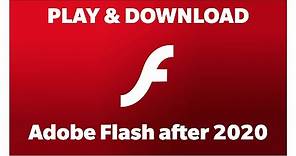 How to PLAY & DOWNLOAD Adobe Flash files (.SWF) after 2020