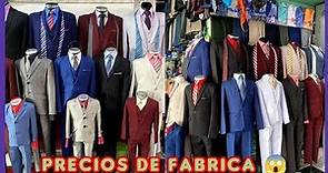 PRECIOS DE FABRICA "Trajes de vestir para hombres" 😱 TALLAS GRANDES hasta 50 😱 para niños y adultos