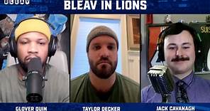 Taylor Decker on Lions Coach Dan Campbell