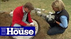 How to Build a Fire Pit | This Old House