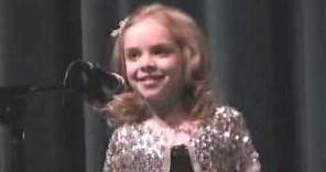 Darcy Rose Byrnes sings THE GLORY OF LOVE