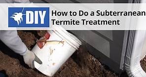 How To Do a Subterranean Termite Treatment