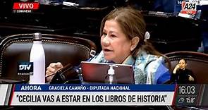 Graciela Camaño: "Cecilia vas a estar en los libros de historia" I A24