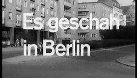 Es geschah in Berlin - Aus den Akten der Kriminalpolizei - (Vor- und Abspann) - Folge 1