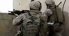 U.S. Marines Battle Enemy Forces In Ramadi, Iraq