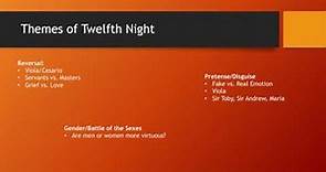 Twelfth Night Analysis