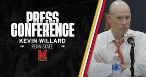 Maryland Men's Basketball | Kevin Willard Postgame Press Conference | Penn State