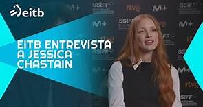 Jessica Chastain, entrevistada en EITB: ''Ha sido bonito volver y ver a la gente sin mascarilla''