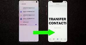 How to Transfer Contacts from Android to iPhone (Fast and Easy)