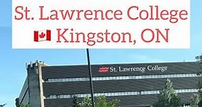 St. Lawrence College main campus and downtown Kingston.