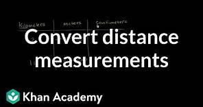 How to convert kilometers to meters and meters centimeters | Khan Academy