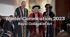 Royal College of Art Winter Convocation 2023