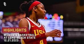 Women's Basketball - USC 85, Long Beach State 77: Highlights (12/21/23)