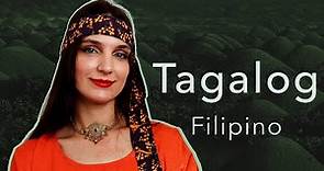 About the Tagalog/Filipino language