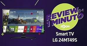 Smart TV Monitor LG 23,6" 24MT49S - Análise | REVIEW EM 1 MINUTO - ZOOM