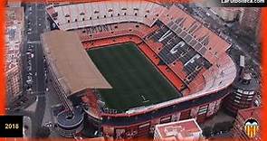 Evolución estadio Mestalla Valencia Club de Fútbol