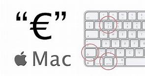 How to type Euro sign or Euro Symbol on Mac? €