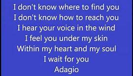 Lara Fabian - Adagio (english version with lyrics)