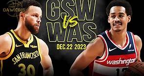 Golden State Warriors vs Washington Wizards Full Game Highlights | December 22, 2023 | FreeDawkins