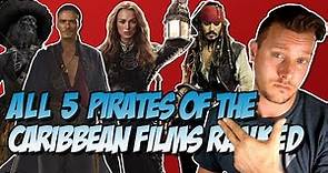 All Five Pirates of the Caribbean Movies Ranked From Worst to Best