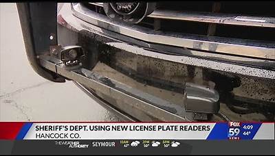 Hancock County Sheriff's Department using license plate readers