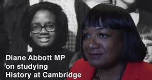 Diane Abbott MP on her time at Cambridge University | #WeAreCambridge