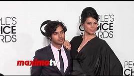 Kunal Nayyar and Neha Kapur People's Choice Awards 2014 - Red Carpet Arrivals