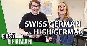 How similar are Swiss German and High German?