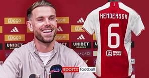 Jordan Henderson fronts media at Ajax press conference 🚨