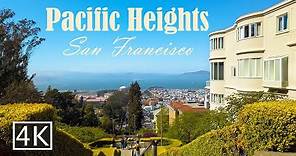 [4K] Billionaire's Row - Pacific Heights - San Francisco - California - Walking Tour