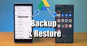 Google Account Backup & Restore for Android