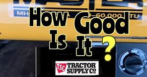 How Good Is The 40k -60k BTU Tractor Supply Propane Heater #tractorsupply #propaneheaters
