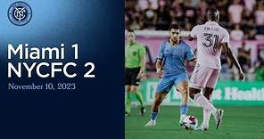 Match Highlights | Inter Miami CF 1-2 NYCFC | November 10, 2023