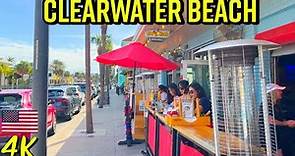 Clearwater Beach Florida 4k UHD Walking Tour
