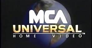 MCA Universal Home Video (1996) Company Logo (VHS Capture)