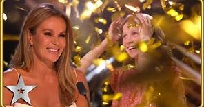 Amanda SURPRISES 11-year-old with Audition and a GOLDEN BUZZER | Auditions | BGT 2023