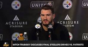 Mitch Trubisky Discusses Final Steelers Drives