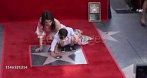 Lucy Liu and son Rockwell Lloyd Liu during Hollywood Walk of Fame!