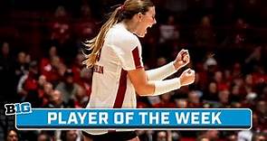 Sarah Franklin Highlights | B1G Volleyball Player of the Week | Oct. 17, 2023