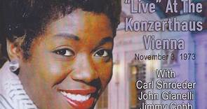 Sarah Vaughan - "Live" At The Konzerthaus, Vienna