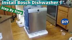 How to install Bosch Dishwasher - Step By Step - DIY