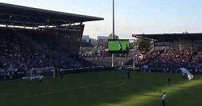 La Ola pour le SCO stade Jean-Bouin à Angers