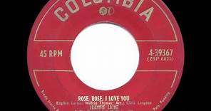 1951 HITS ARCHIVE: Rose Rose I Love You - Frankie Laine