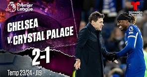 Highlights & Goles: Chelsea v. Crystal Palace 2-1 | Premier League | Telemundo Deportes