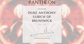 Duke Anthony Ulrich of Brunswick Biography - Duke of Brunswick-Lüneburg