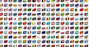 Все флаги стран мира с названиями по алфавиту