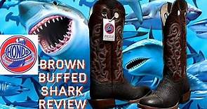 Hondo 3520 brown shark cowboy boot review