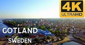 Gotland Island Sweden 4k Drone Footage